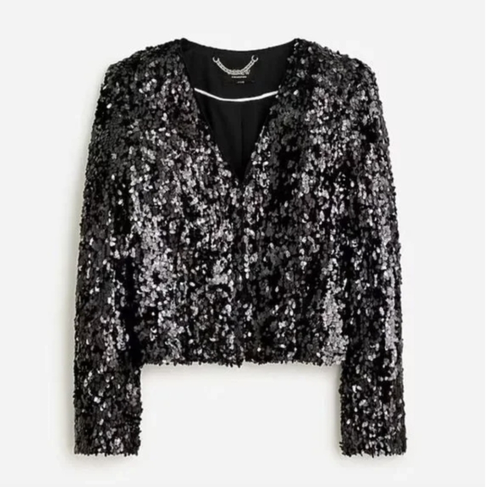 J Crew Collection Lady Jacket in sequins - NWT